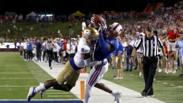 James Proche #3 of the Southern Methodist Mustangs (Photo by Ronald Martinez/Getty Images)