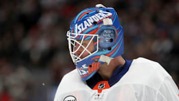 Thomas Greiss #1 of the New York Islanders (Photo by Matthew Stockman/Getty Images)
