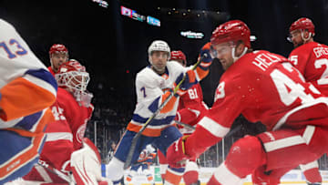 Jordan Eberle #7 of the New York Islanders (Photo by Bruce Bennett/Getty Images)