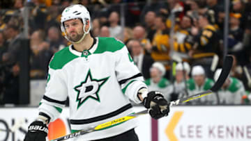BOSTON, MASSACHUSETTS - FEBRUARY 27: Alexander Radulov #47 of the Dallas Stars looks on during the second period of the game against the Boston Bruins at TD Garden on February 27, 2020 in Boston, Massachusetts. (Photo by Maddie Meyer/Getty Images)