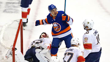 Jean-Gabriel Pageau #44 of the New York Islanders (Photo by Andre Ringuette/Freestyle Photo/Getty Images)