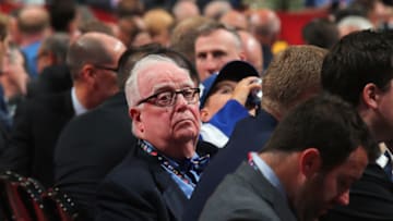 Bill Torrey of the Florida Panthers (Photo by Bruce Bennett/Getty Images)