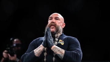 Referee Mike Beltran officiating an MMA fight in Southern California (photo by Amy Kaplan/FanSided)