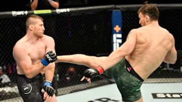 Modestas Bukauskas vs. Andreas Michailidis (Photo by Jeff Bottari/Zuffa LLC via Getty Images)