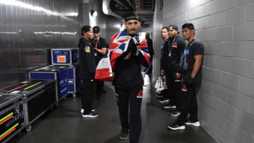 ATLANTA, GA - APRIL 13: Max Holloway warms up backstage during the UFC 236 event at State Farm Arena on April 13, 2019 in Atlanta, Georgia. (Photo by Mike Roach/Zuffa LLC/Zuffa LLC via Getty Images)