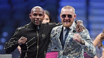 Floyd Mayweather Jr. and Conor McGregor (Photo by Ethan Miller/Getty Images)