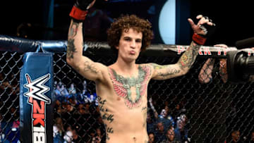 LAS VEGAS, NV - DECEMBER 01: Sean O'Malley prepares to face Terrion Ware in their bantamweight bout during the TUF Finale event inside Park Theater on December 01, 2017 in Las Vegas, Nevada. (Photo by Jeff Bottari/Zuffa LLC/Zuffa LLC via Getty Images)