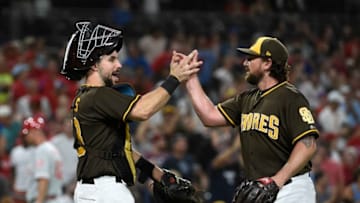 Kirby Yates #39 of the San Diego Padres. (Photo by Denis Poroy/Getty Images)