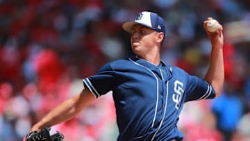 MEXICO CITY, MEXICO - MARCH 24: Mackenzie Gore of San Diego Padres pitches in the 2nd inning during the friendly game between San Diego Padres and Diablos Rojos at Alfredo Harp Helu Stadium on March 24, 2019 in Mexico City, Mexico. (Photo by Hector Vivas/Getty Images)