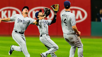 CLEVELAND, OH - JULY 6: Right fielder Hunter Renfroe