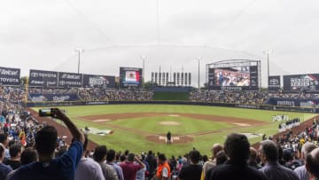 MONTERREY, MEXICO - MAY 05: General view of the Estadio de Beisbol Monterrey prior the MLB game between the San Diego Padres and the Los Angeles Dodgers at Estadio de Beisbol Monterrey on May 5, 2018 in Monterrey, Mexico. Padres defeated the Dodgers 7-4.(Photo by Azael Rodriguez/Getty Images)
