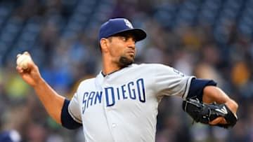 PITTSBURGH, PA - MAY 18: Tyson Ross #38 of the San Diego Padres pitches during the first inning against the Pittsburgh Pirates at PNC Park on May 18, 2018 in Pittsburgh, Pennsylvania. (Photo by Joe Sargent/Getty Images)