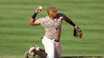 SAN DIEGO, CA - AUGUST 20: Yangervis Solarte
