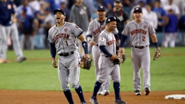 LOS ANGELES, CA - OCTOBER 25: Carlos Correa