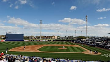 PEORIA, AZ - FEBRUARY 24: General of view action during the spring training game between the San Diego Padres and the Seattle Mariners at Peoria Sports Complex on February 24, 2013 in Peoria, Arizona. (Photo by Jennifer Stewart/Getty Images)