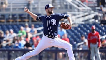 PEORIA, AZ - FEBRUARY 26: Starting pitcher Jordan Lyles