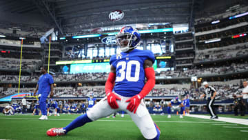 Darnay Holmes, NY Giants. Neill/Getty Images)
