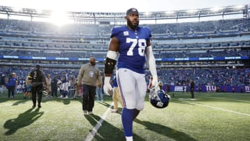 Andrew Thomas, NY Giants. (Photo by Sarah Stier/Getty Images)