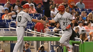 MIAMI, FL - MAY 27: Mike Trout