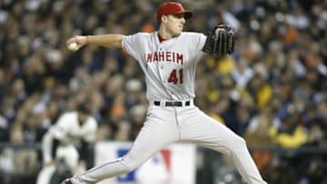 SAN FRANCISCO - OCTOBER 23: Starting pitcher John Lackey