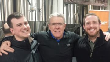 Monday Morning Quarterback's Peter King Pictured at Sung King Brewing Co. during his annual NFL Combine Tweetup