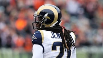 Nov 29, 2015; Cincinnati, OH, USA; St. Louis Rams cornerback Janoris Jenkins (21) against the Cincinnati Bengals at Paul Brown Stadium. The Bengals won 31-7. Mandatory Credit: Aaron Doster-USA TODAY Sports