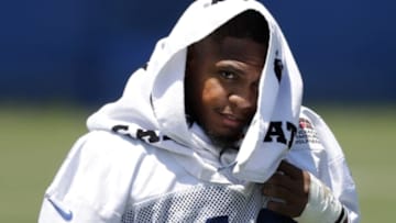 Jul 27, 2016; Anderson, IN, USA; Indianapolis Colts rookie corner back Frankie Williams (46) during training camp at Anderson University. Mandatory Credit: Matt Kryger/Indianapolis Star via USA TODAY Sports