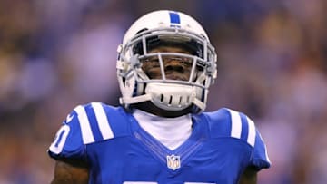 Nov 24, 2016; Indianapolis, IN, USA; Indianapolis Colts cornerback Darius Butler (20) against the Pittsburgh Steelers at Lucas Oil Stadium. The Steelers won 28-7. Mandatory Credit: Aaron Doster-USA TODAY Sports