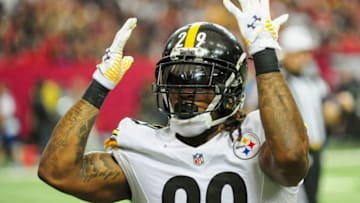 ATLANTA, GA - DECEMBER 14: Shamarko Thomas #29 of the Pittsburgh Steelers reacts to a play in the second half against the Atlanta Falcons at the Georgia Dome on December 14, 2014 in Atlanta, Georgia. (Photo by Scott Cunningham/Getty Images)