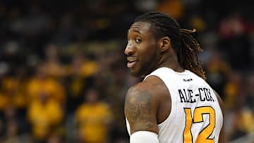 PITTSBURGH, PA - MARCH 11: Mo Alie-Cox #12 of the Virginia Commonwealth Rams in action against the Richmond Spiders during the semifinals of the Atlantic 10 Basketball Tournament at PPG PAINTS Arena on March 11, 2017 in Pittsburgh, Pennsylvania. (Photo by Joe Sargent/Getty Images)