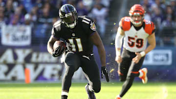 BALTIMORE, MD - NOVEMBER 27: Wide receiver Kamar Aiken