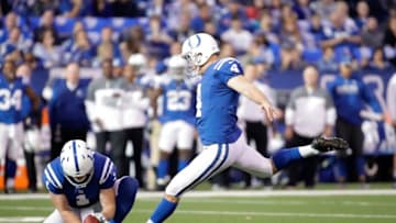 INDIANAPOLIS, IN - JANUARY 01: Adam Vinatieri