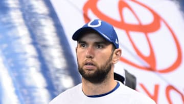 INDIANAPOLIS, IN - OCTOBER 08: Andrew Luck