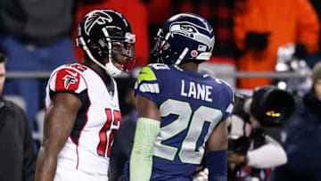 SEATTLE, WA - NOVEMBER 20: Wide receiver Mohamed Sanu