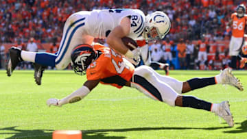DENVER, CO - SEPTEMBER 18: Strong safety T.J. Ward
