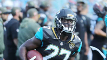 JACKSONVILLE, FL - NOVEMBER 12: Leonard Fournette