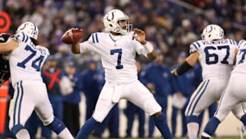 BALTIMORE, MD - DECEMBER 23: Quarterback Jacoby Brissett