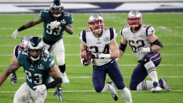 MINNEAPOLIS, MN - FEBRUARY 04: Rex Burkhead