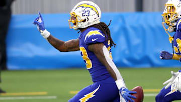 INGLEWOOD, CALIFORNIA - DECEMBER 13: Rayshawn Jenkins #23 of the Los Angeles Chargers (Photo by Sean M. Haffey/Getty Images)