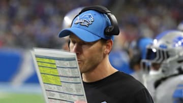 Lions offensive coordinator Ben Johnson on the sidelines during the Lions' 28-25 loss on Thursday, Nov. 24, 2022, at Ford Field.Lions 112422 Kd 3243