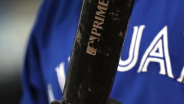 BALTIMORE, MD - APRIL 11: A detailed view of Louisville Slugger baseball batting gloves at Oriole Park at Camden Yards on April 11, 2018 in Baltimore, Maryland. (Photo by Patrick Smith/Getty Images)