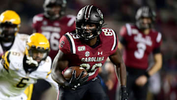 COLUMBIA, SOUTH CAROLINA - NOVEMBER 09: Bryan Edwards #89 of the South Carolina Gamecocks in the second half during their game against the Appalachian State Mountaineers at Williams-Brice Stadium on November 09, 2019 in Columbia, South Carolina. (Photo by Jacob Kupferman/Getty Images)