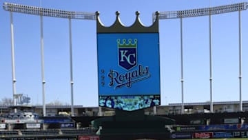 KANSAS CITY, MO - APRIL 03: A general view of the field ahead of the opening day game between the Kansas City Royals and the New York Mets at Kauffman Stadium on April 3, 2016 in Kansas City, Missouri. (Photo by Jamie Squire/Getty Images)