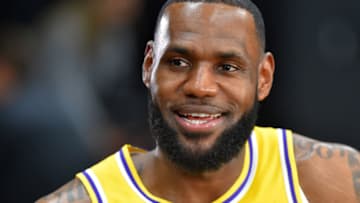 EL SEGUNDO, CA - SEPTEMBER 24: LeBron James conducts an interview at media day at the Los Angeles Lakers training facility in El Segundo on Monday, Sep. 24, 2018. (Photo by Scott Varley/Digital First Media/Torrance Daily Breeze via Getty Images)