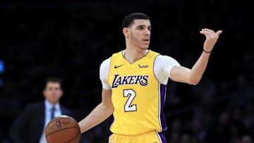 LOS ANGELES, CA - JANUARY 09: Lonzo Ball