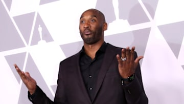 BEVERLY HILLS, CA - FEBRUARY 5: Kobe Bryant attends the 90th Annual Academy Awards Nominee Luncheon at The Beverly Hilton Hotel on February 5, 2018 in Beverly Hills, California. (Photo by Dan MacMedan/Getty Images)
