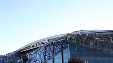 ARLINGTON, TEXAS - JANUARY 05: A general view of AT&T Stadium before the Wild Card Round between the Seattle Seahawks and the Dallas Cowboys on January 05, 2019 in Arlington, Texas. (Photo by Ronald Martinez/Getty Images)