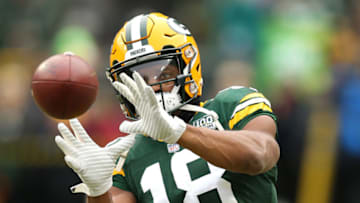 GREEN BAY, WISCONSIN - DECEMBER 30: Randall Cobb #18 of the Green Bay Packers warms up before a game against the Detroit Lions at Lambeau Field on December 30, 2018 in Green Bay, Wisconsin. (Photo by Dylan Buell/Getty Images)