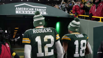 Green Bay Packers, Aaron Rodgers, Randall Cobb (Photo by Patrick McDermott/Getty Images)