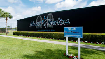 JUPITER, FLORIDA - FEBRUARY 24: A general view of the Miami Marlins spring training complex prior to Derek Jeter speaking with the media at the at Roger Dean Chevrolet Stadium on February 24, 2020 in Jupiter, Florida. (Photo by Mark Brown/Getty Images)